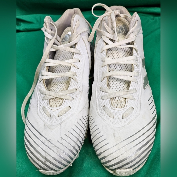 Adidas Freak MD 20 Football Cleats White Silver FW3576 Men's Size 13 YYA606001 - Picture 1 of 10